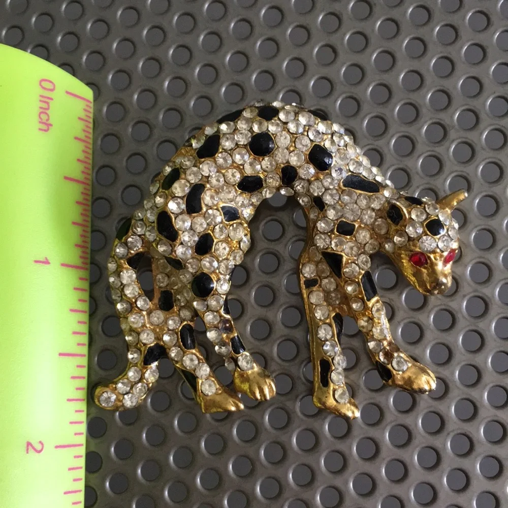 🖤Vtg Leopard brooch - Picture 12 of 13